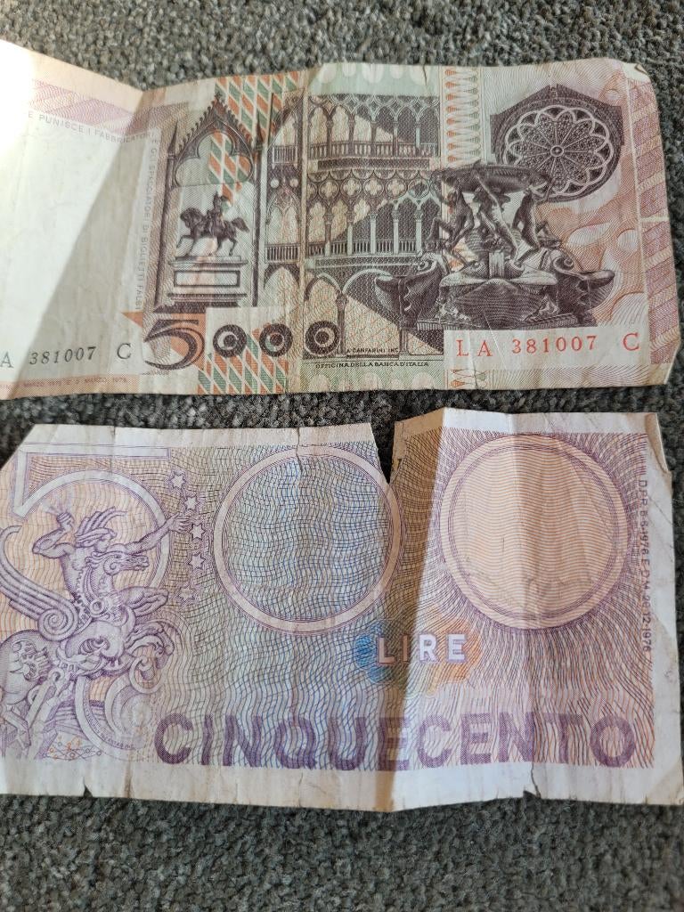 oud geld, Postzegels en Munten, Munten en Bankbiljetten | Verzamelingen, Ophalen of Verzenden, Buitenland, Bankbiljetten