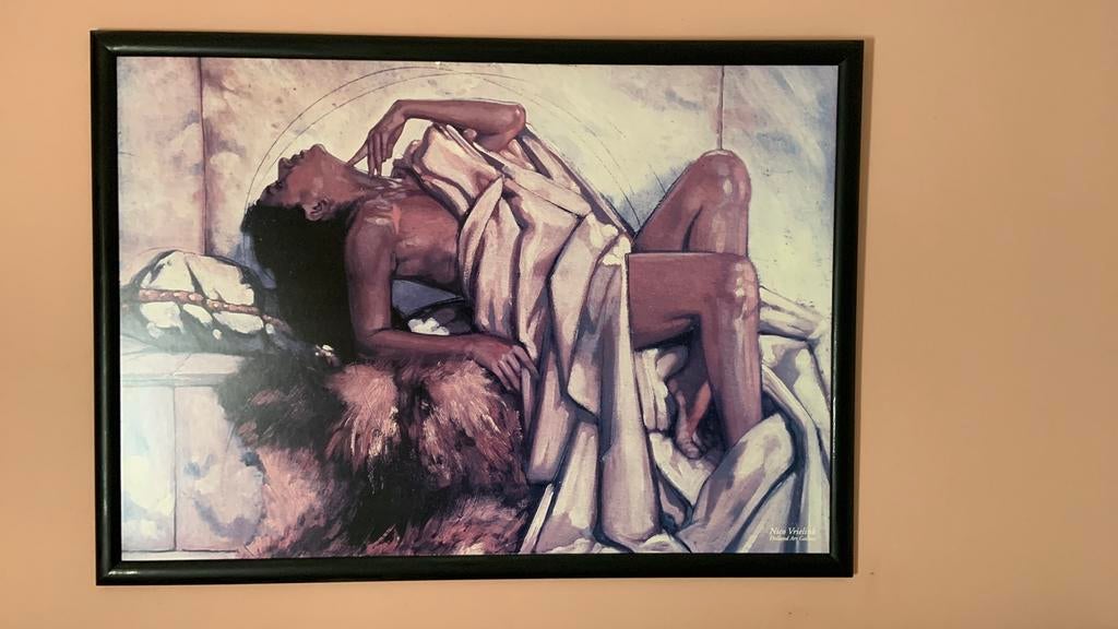 Nico Vrielink schilderij, Ophalen, Zo goed als nieuw, Schilderij, 100 tot 125 cm