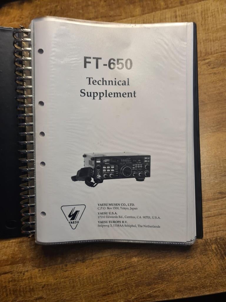 Service Manuel Yaesu Ft 650, Telecommunicatie, Zenders en Ontvangers, Ophalen of Verzenden, Zo goed als nieuw, Zender en Ontvanger