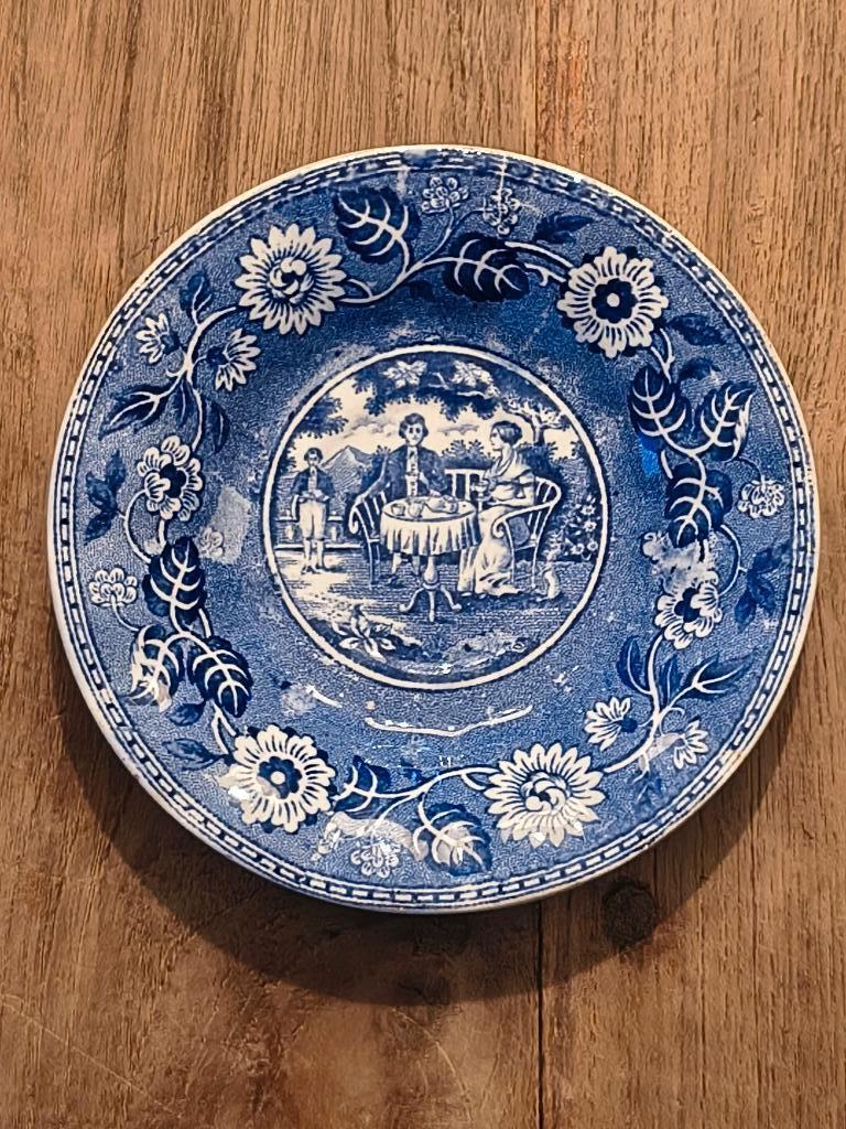 Societe  ceramique Maestricht made in holland   TEA DRINKER, Ophalen of Verzenden