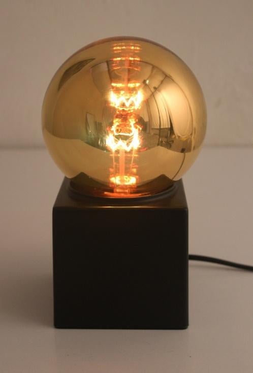 Philips jaren 70 kubus lamp - space age vintage design, Gebruikt, -, -, Ophalen of Verzenden