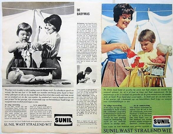 25 vintage advertenties reclames wasmiddel 1962 wasmiddels, Verzamelen, Merken en Reclamevoorwerpen, Ophalen of Verzenden, Gebruikt