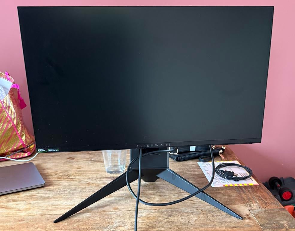 Dell Alienware AW2518H 240Hz G-sync Gaming Monitor, Computers en Software, Monitoren, Gebruikt, In hoogte verstelbaar, Full HD
