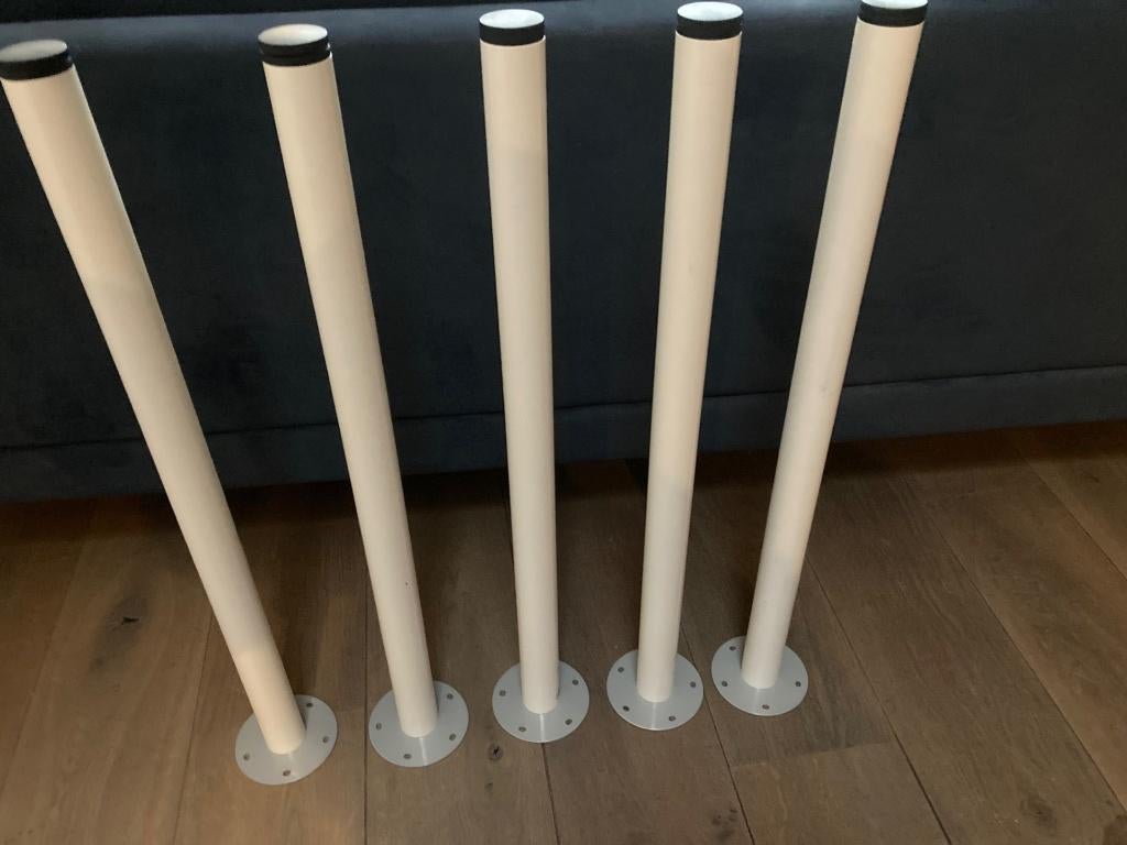 tafelpoot wit (5 stuks IKEA ADILS), Ophalen, Tafelpoot, Minder dan 50 cm, 50 tot 100 cm