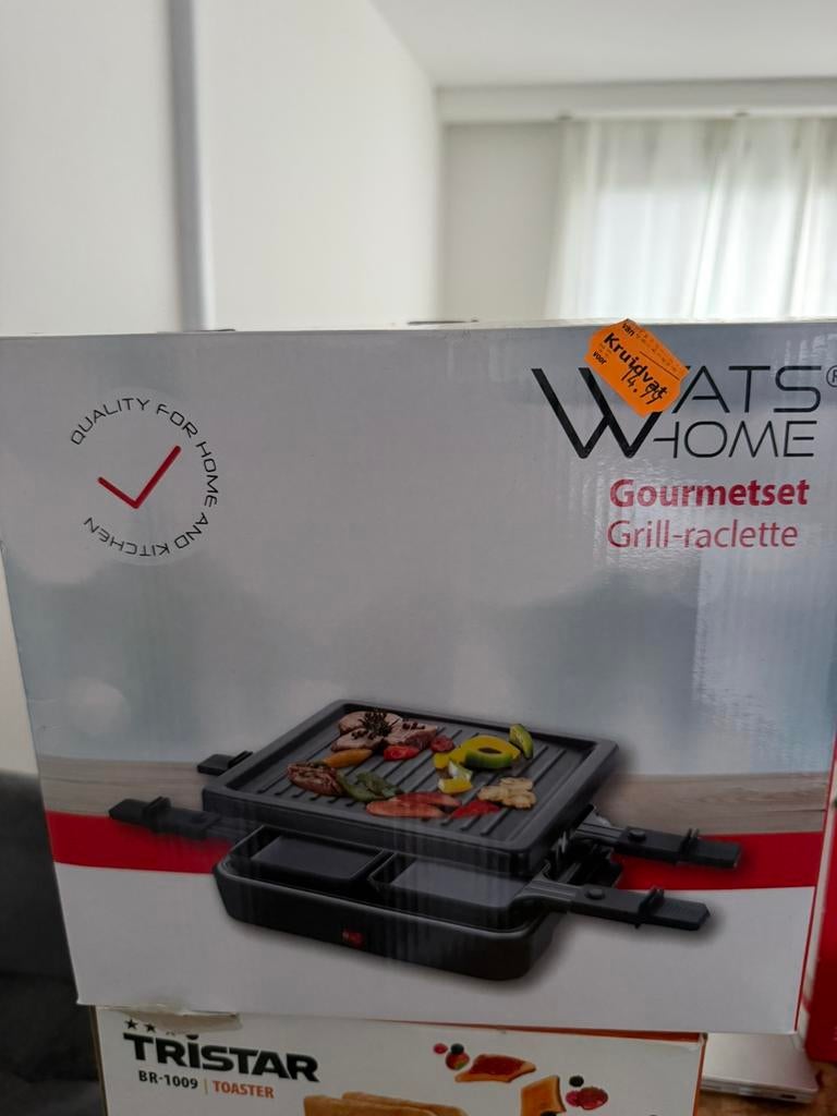 Gourmet set klein, Ophalen of Verzenden, Zo goed als nieuw, 4 t/m 7 personen