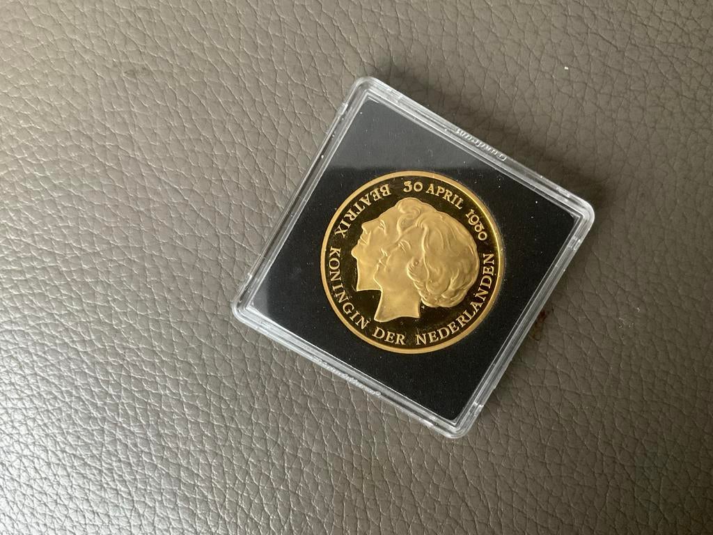 Vergulde rijksdaalder 1980, Ophalen of Verzenden, Koningin Juliana, 2½ gulden