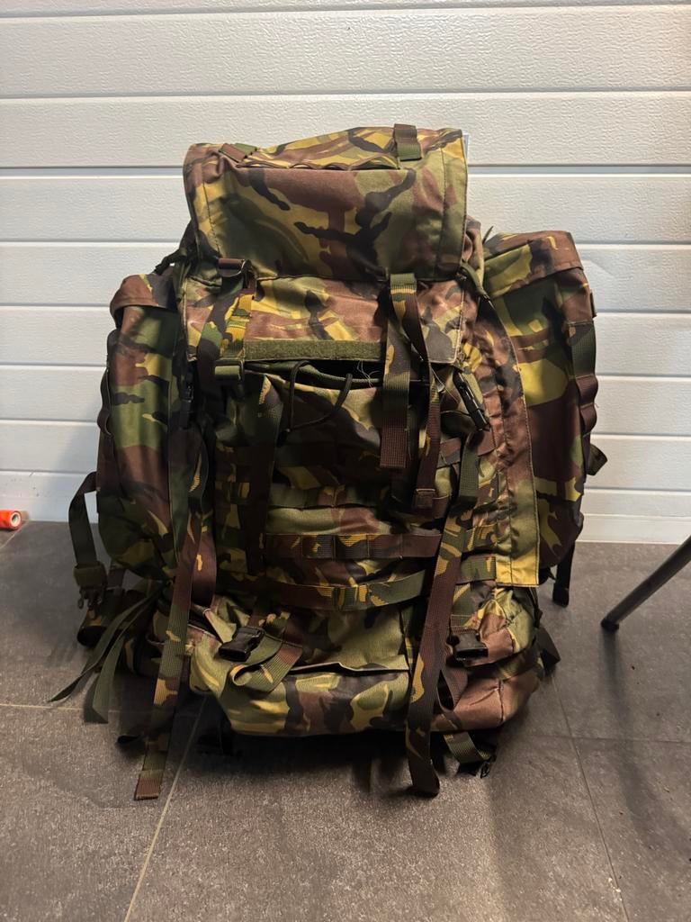 Militaire Rugzak 120L - KCT Luchtmobiel Camo, Verzamelen, Ophalen, Landmacht, Nederland, Kleding of Schoenen