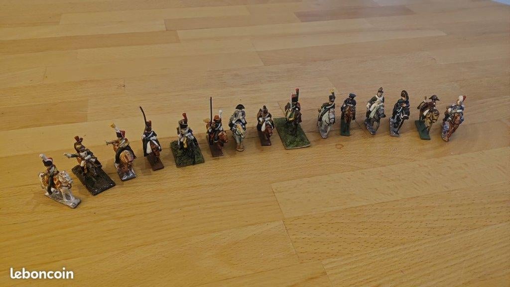 Loodcavalerie van 'Empire Napoleon', Hobby en Vrije tijd, Modelbouw | Figuren en Diorama's, Ophalen of Verzenden, Zo goed als nieuw