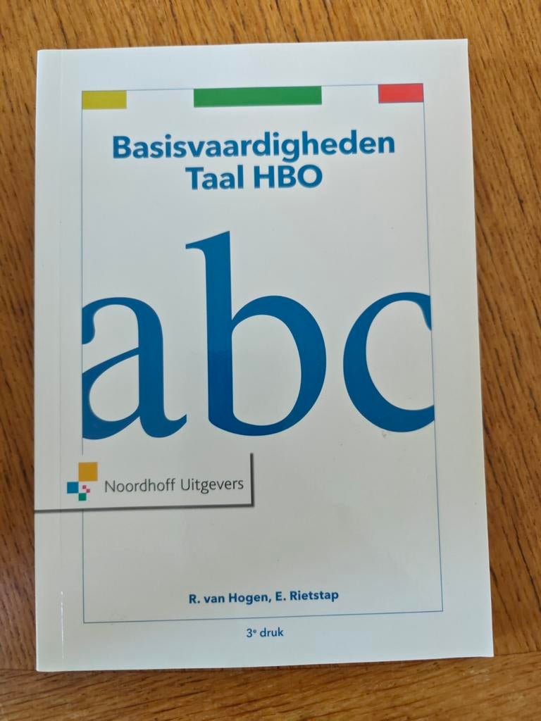 Basisvaardigheden Taal HBO - R. van Hogen, E. Rietstap, Ophalen of Verzenden