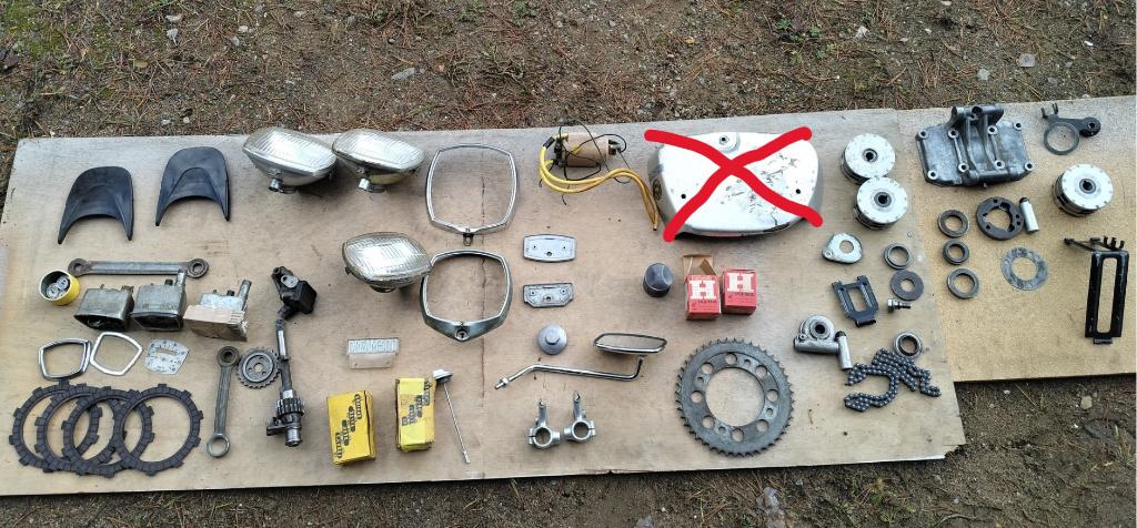 Honda C92,CA92,CB92,C71,CA72,CB72, Verzenden, Gebruikt