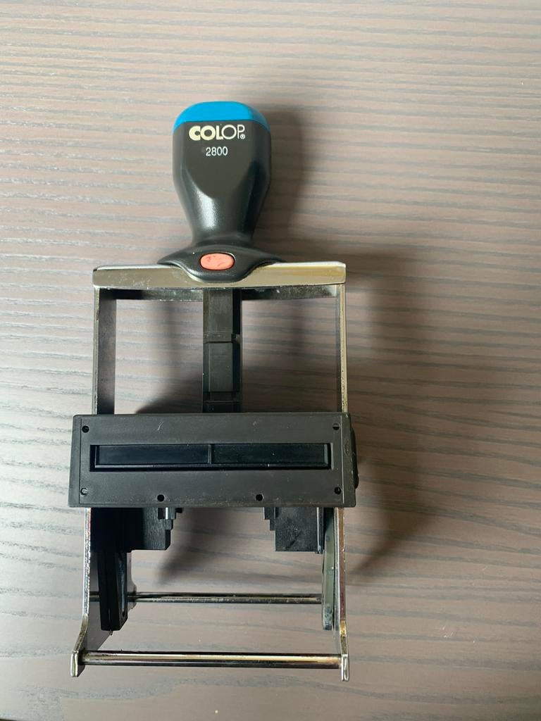 stempel automaat Colop 2800, Ophalen of Verzenden, Gebruikt, Inkt, Foam of Stempelhouder