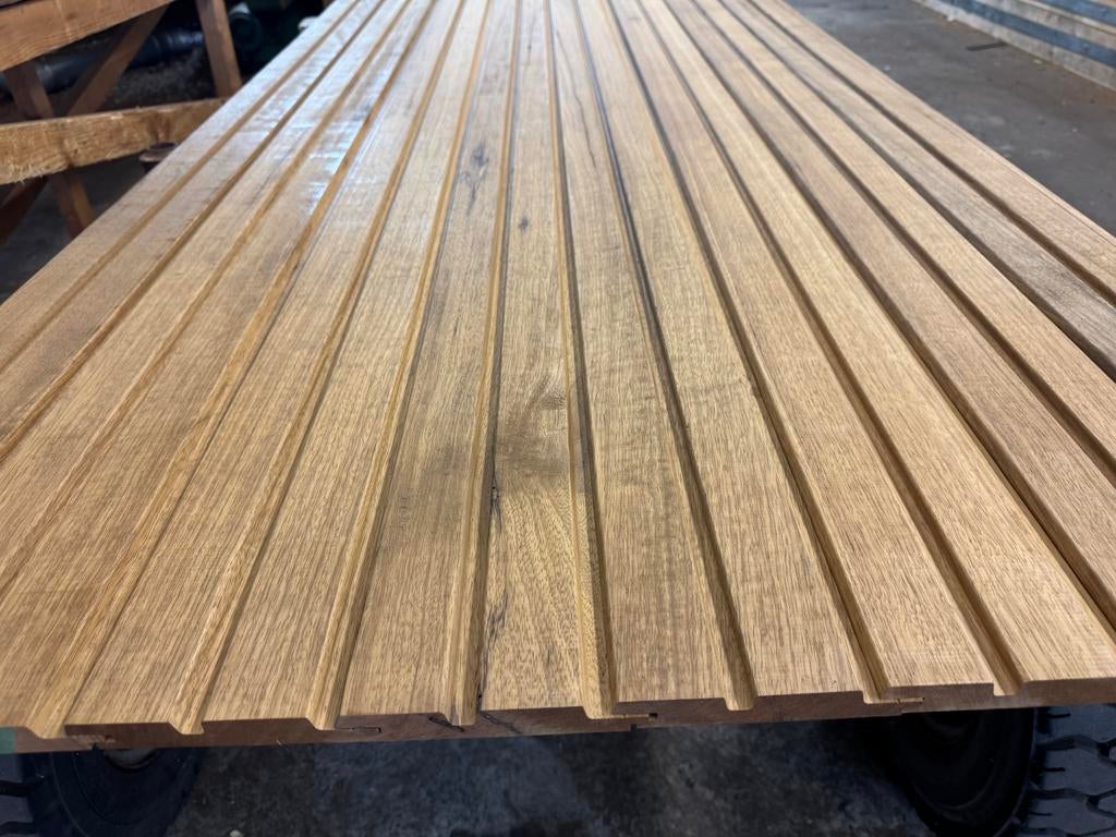 Thermo Frake/Ayous Rhombus Profiel, Doe-het-zelf en Verbouw, Hout en Planken, Ophalen, 25 tot 50 mm, Nieuw, Plank