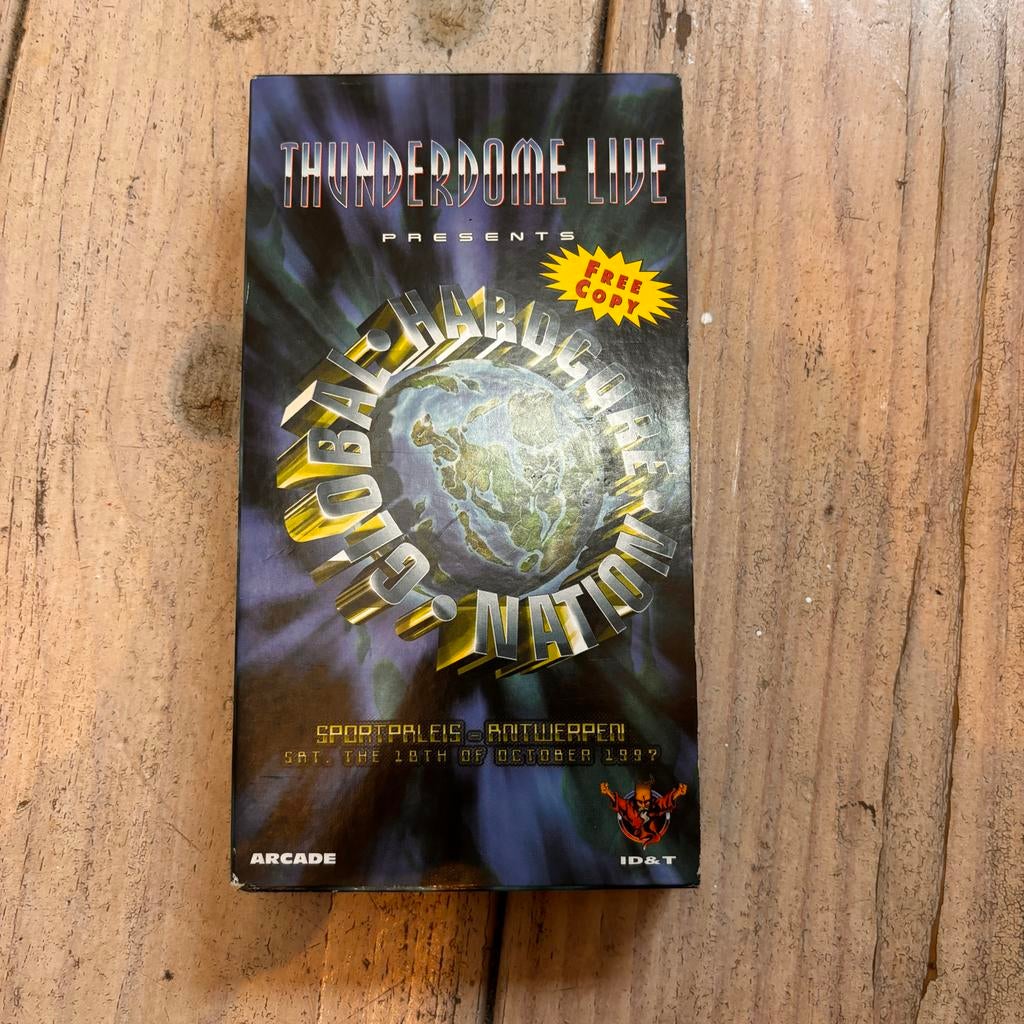 Thunderdome Live VHS - Sportpaleis Antwerpen 1997, Alle leeftijden, Ophalen of Verzenden, Gebruikt