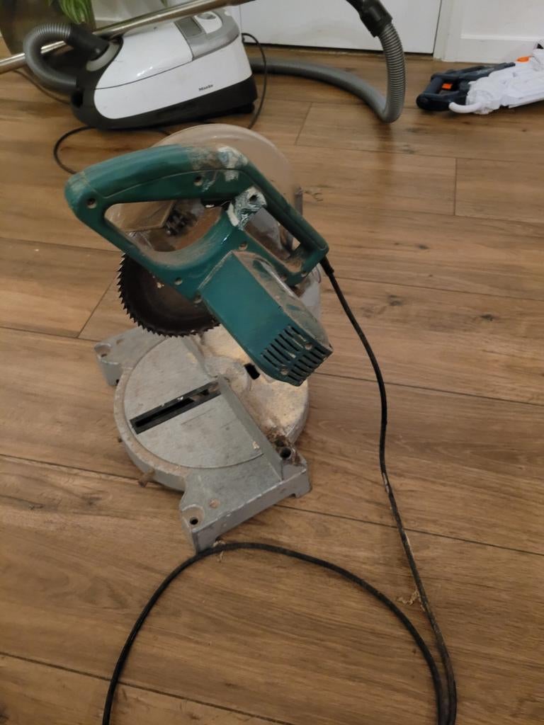 Topcraft Afkortzaag - Gebruikt, Doe-het-zelf en Verbouw, Gereedschap | Zaagmachines, Ophalen, Gebruikt, Afkortzaag, Topcraft