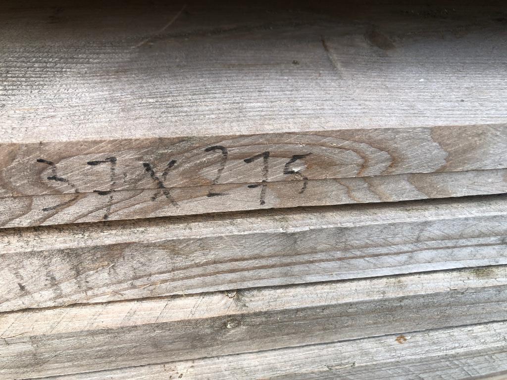 Steigerhout ook eiken frake ayous vuren, Doe-het-zelf en Verbouw, Hout en Planken, Ophalen, 25 tot 50 mm, Nieuw, Plank