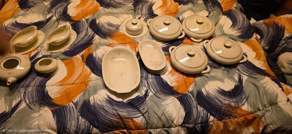 KPM Krister Porselein Servies, Gebruikt, Ophalen of Verzenden, Overige stijlen, Porselein