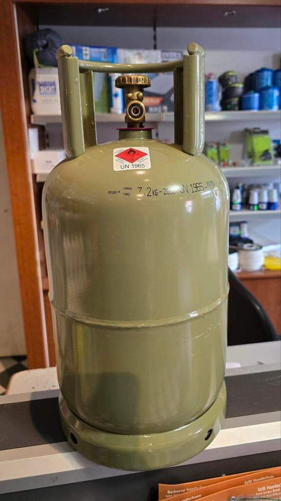 Gasfles Eigendom 5kg - Propaan/Butaan, Tuin en Terras, Gasbarbecues, Gebruikt, Ophalen