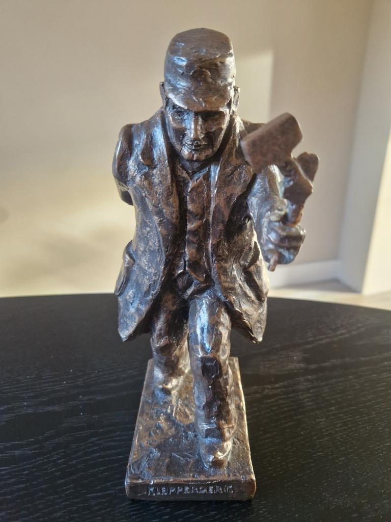 Bronzen beeld Klepperderk (Hellendoorn), Ophalen of Verzenden