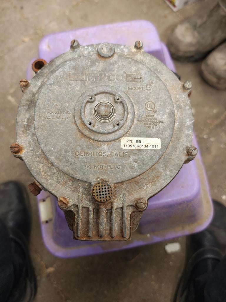 Impco model E verdamper, Ophalen of Verzenden