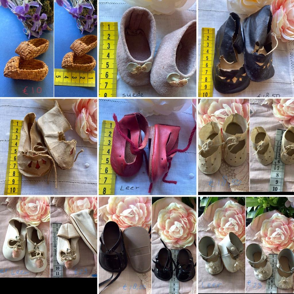 Pop, “ANTIEK/OUDE POPPENSCHOENTJES,SOKJES,KOUSJES”, Antiek en Kunst, Antiek | Speelgoed, Verzenden