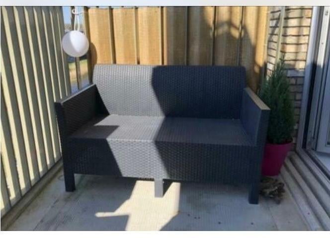 Loungebank buiten, Tuin en Terras, Tuinsets en Loungesets, Gebruikt, Loungeset, Bank, Ophalen