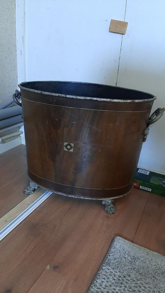 Hele mooie oude ton voor eventueel kachel hout, Ophalen of Verzenden