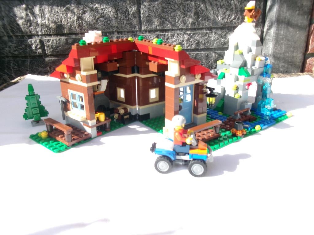 Lego Mountain Hut, Ophalen of Verzenden, Zo goed als nieuw, Complete set, Lego
