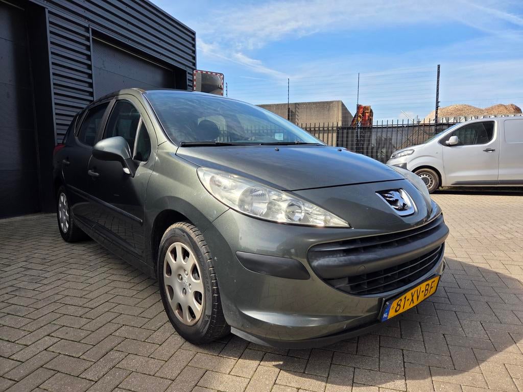 Peugeot 207 1.4 SW 2007 Grijs. APK 2027. Airco, Auto's, Voorwielaandrijving, 15 km/l, 1360 cc, 4 cilinders