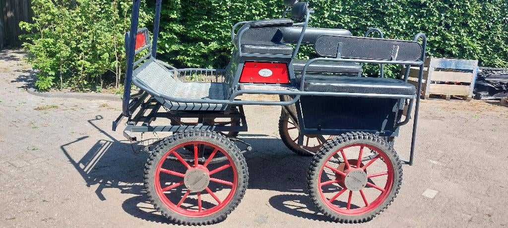 Nette menwagen, recreatiewagen, marathonwagen – prima staat, Gebruikt, Marathonwagen, Paard of Pony