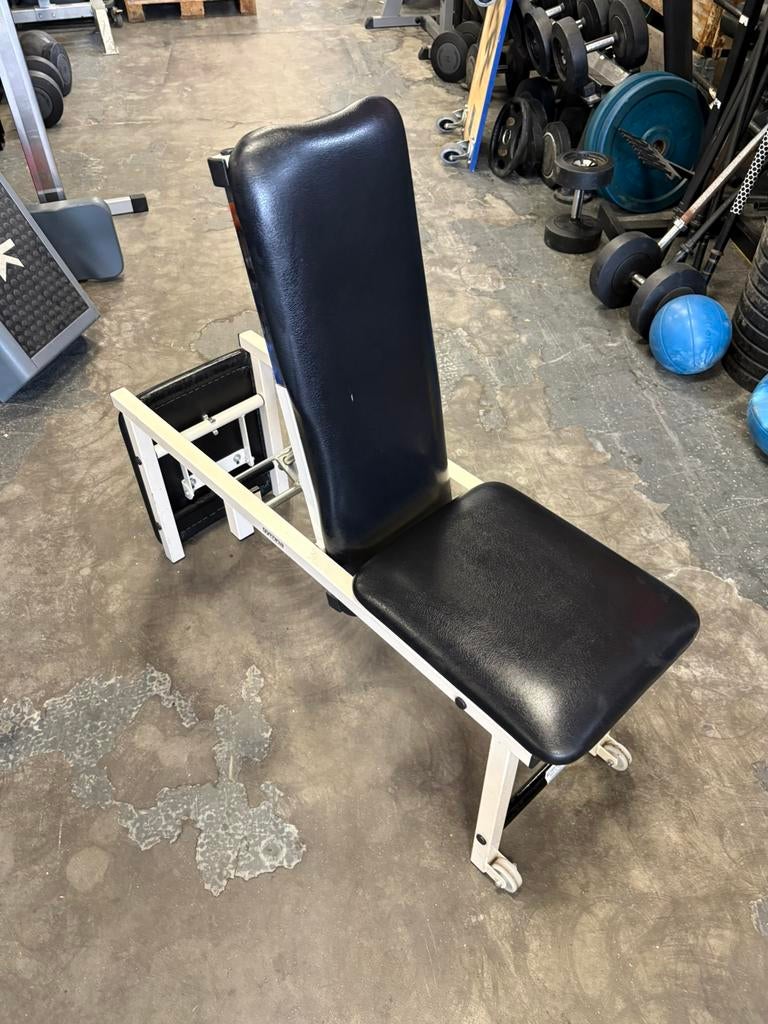 Gymna fysio fitness  bank verstelbaar, Sport en Fitness, Fitnessmaterialen, Ophalen, Bank, Fitnessbank, Verstelbare