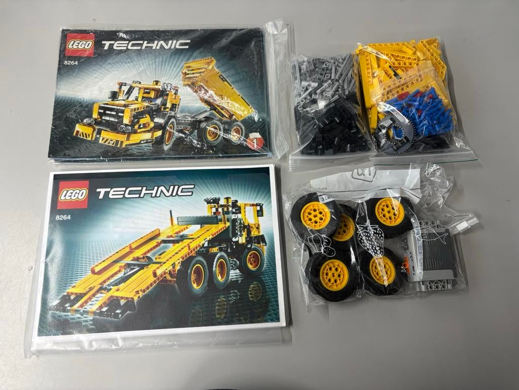 Lego technic 8264 kieptrailer, Kinderen en Baby's, Lego, Lego, Lego, Ophalen of Verzenden