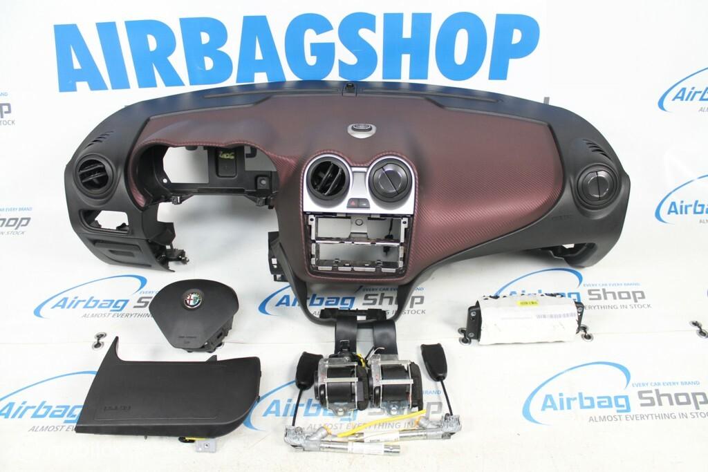 Airbag set - Dashboard carbonio rood navi Alfa Romeo Mito, Auto-onderdelen, Dashboard en Schakelaars
