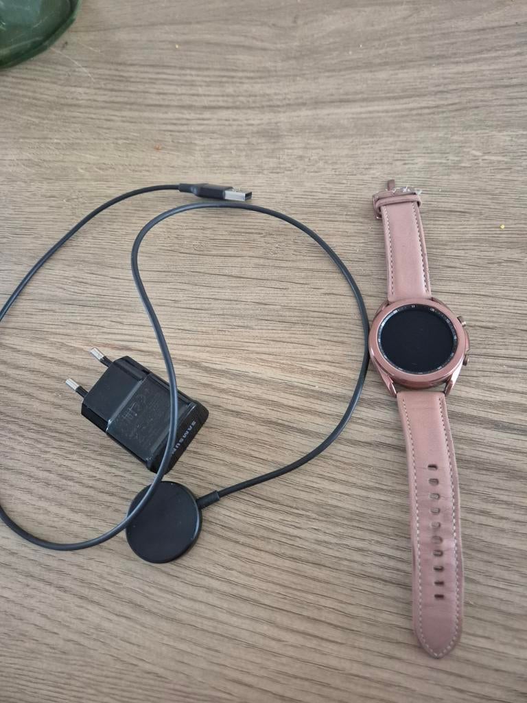 Samsung Galaxy Watch 3 €100, Sieraden, Tassen en Uiterlijk, Smartwatches, Ophalen of Verzenden, Roze, Android