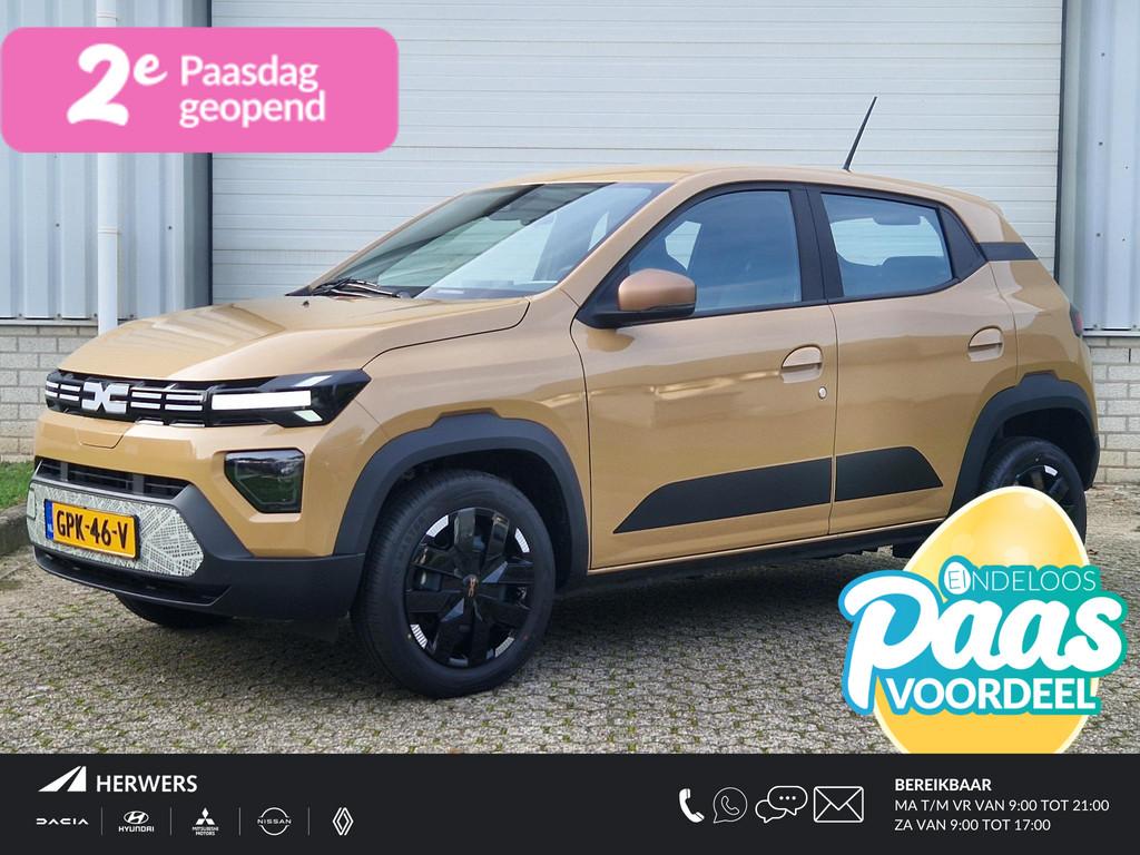 Dacia Spring Extreme 65PK 27 kWh / Airco / DAB Radio / Navig, Parkeersensor, Stof, 38 min, 4 stoelen