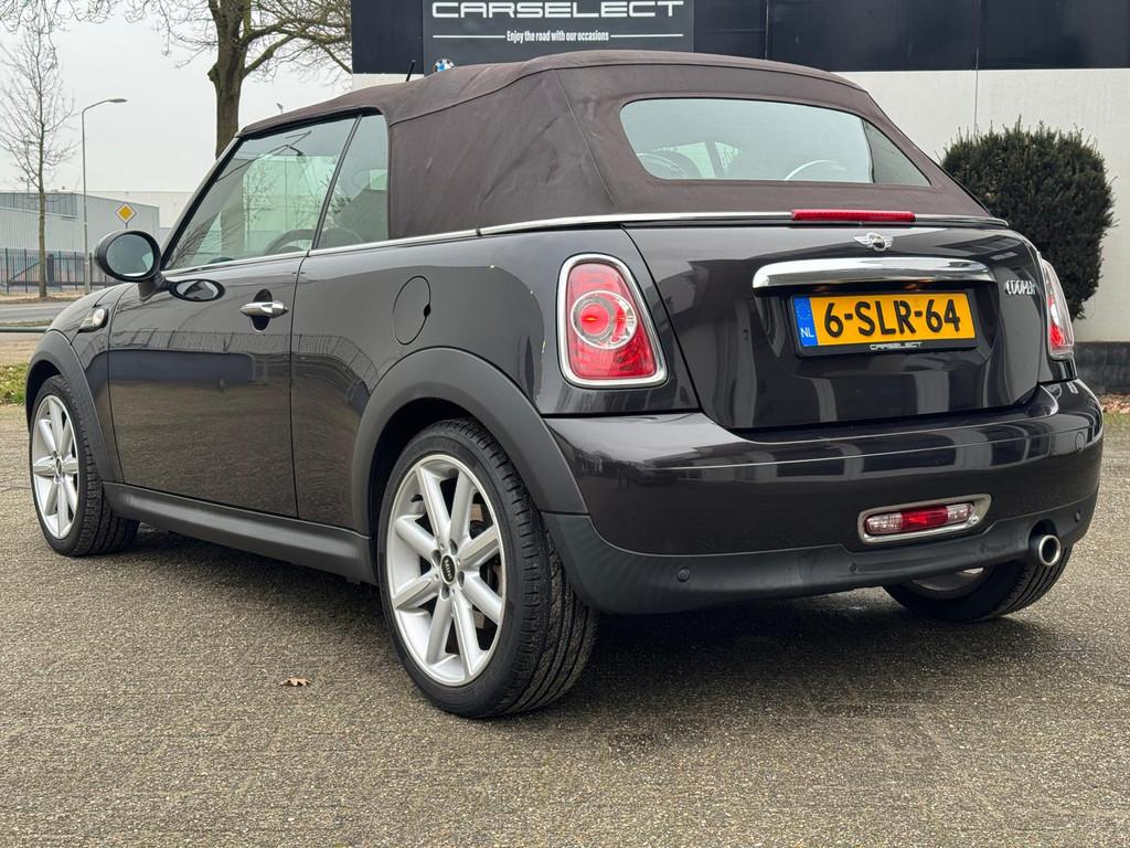 MINI Cabrio Highgate 1.6 Cooper Leder, Navigatie, PDC, Clima, Auto's, Mini, 4 cilinders, 4 stoelen, Handgeschakeld, Cabrio