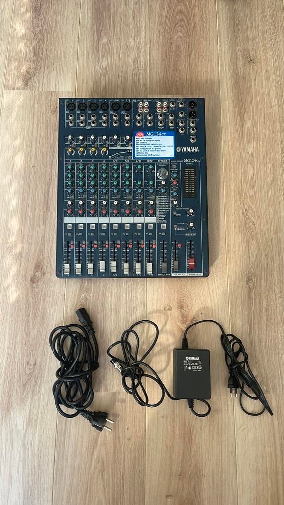 Yamaha MG124CX mengpaneel, Ophalen, Zo goed als nieuw, 10 tot 20 kanalen