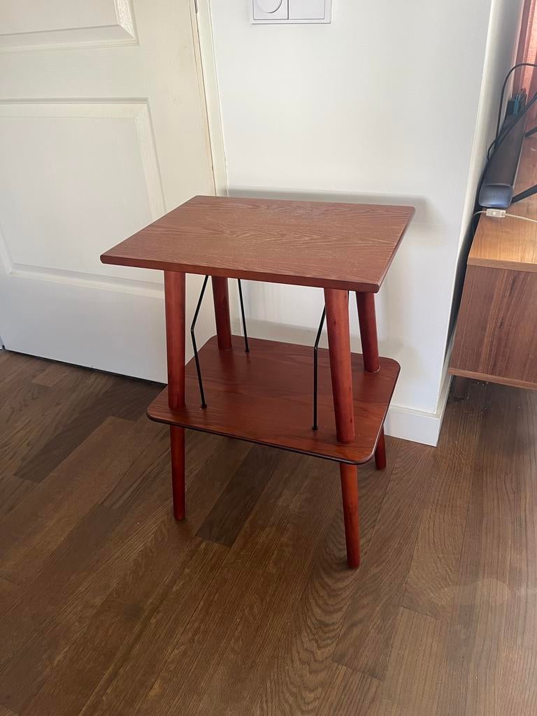 Crosley platentafeltje vintage/mid-century stijl, Huis en Inrichting, Ophalen, Gebruikt, Rechthoekig, Minder dan 55 cm