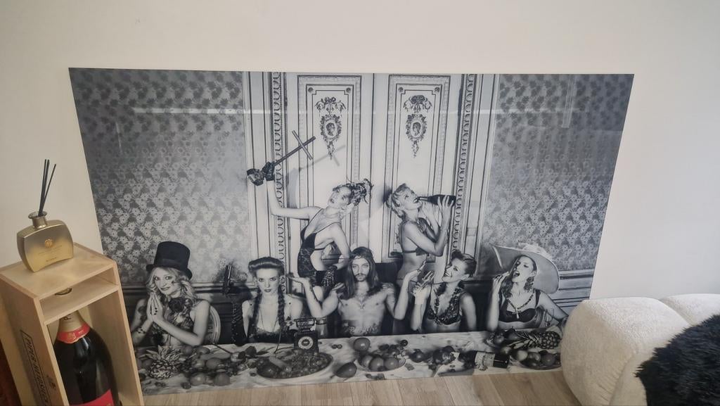 Schilderij laatste avond maal, Huis en Inrichting, Woonaccessoires | Schilderijen, Tekeningen en Foto's, Ophalen of Verzenden