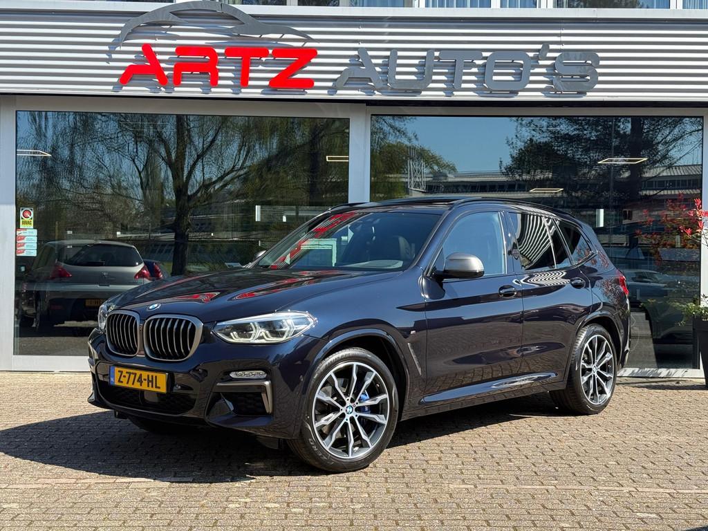 BMW X3 M40i xDrive l Head-Up l D.A.P l Panoramadak, Auto's, BMW, Gebruikt, 2000 kg, Leder en Stof, Zwart