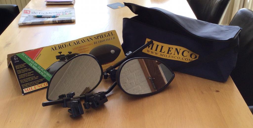 MILENCO aero3 caravanspiegels, Ophalen of Verzenden, Zo goed als nieuw