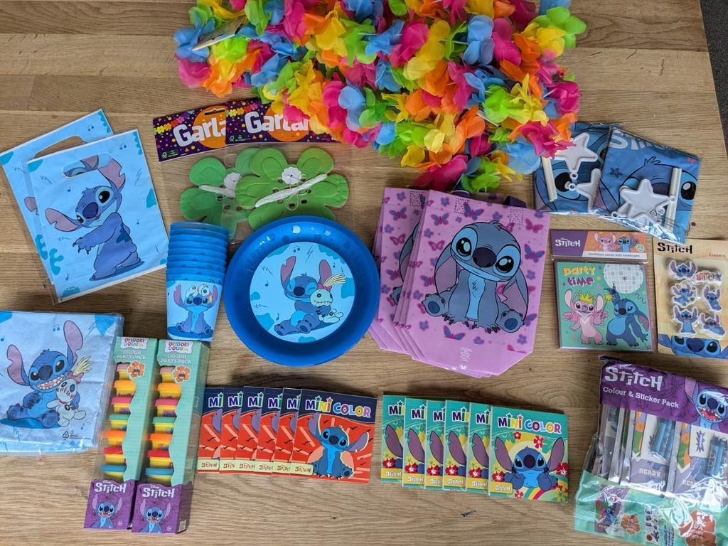 Stitch feestartikelen, Hobby en Vrije tijd, Feestartikelen, Versiering, Verjaardag, Ophalen