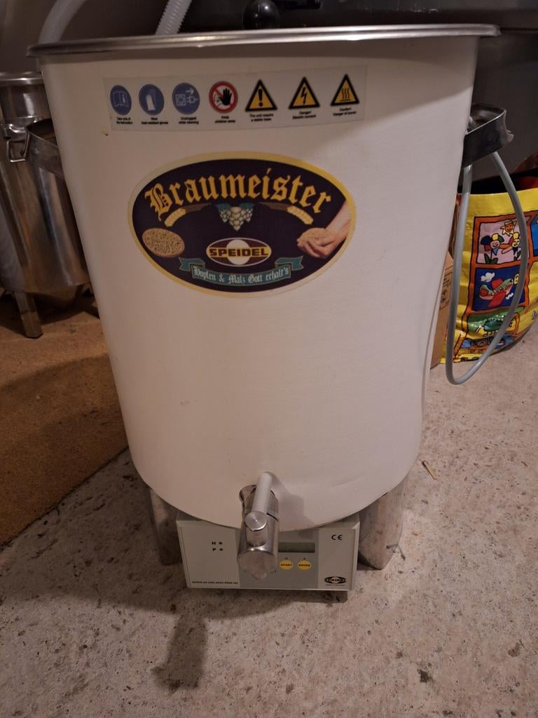 Speidel 20l volledige bierbrouwset met rvs vergistingsvat, Hobby en Vrije tijd, Overige Hobby en Vrije tijd, Ophalen