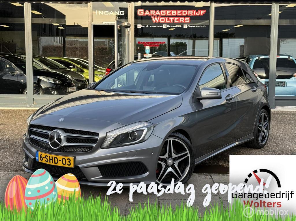 Mercedes A-klasse 200 AMG MEMORY HARMAN/KARDON RODE GORDELS, Gebruikt, Met garantie (alle), Bedrijf, 19 km/l