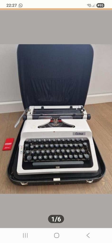 Typemachine merk Erika, Ophalen