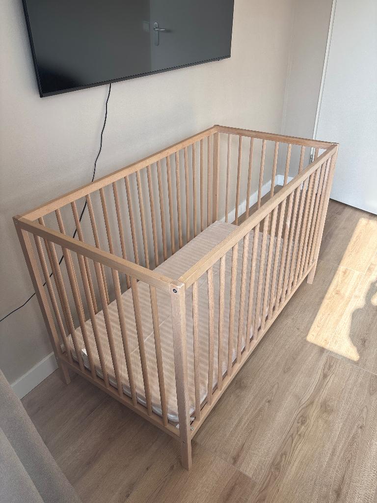 Sniglar ledikant van IKEA, Ophalen, Zo goed als nieuw, Minder dan 140 cm, Matras