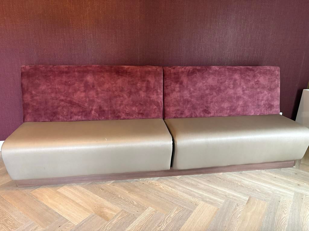 2 Horecabanken - Comfortabel en Stijlvol, Ophalen, Kunststof, Gebruikt, 75 tot 100 cm