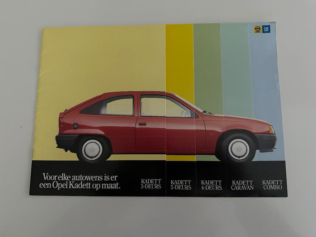 Folder Opel Kadett exclusief, Ophalen of Verzenden, Zo goed als nieuw, Opel