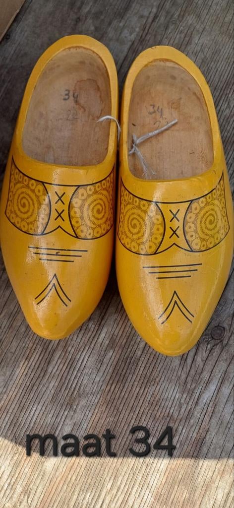 Houten klompen maat 34 nieuw, Jongen of Meisje, Overige typen, Nieuw, Ophalen of Verzenden