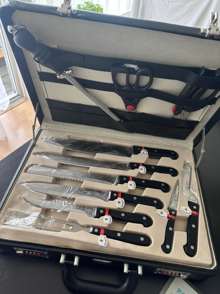 25 delig messenset Solingen Rosenbaum inclusief koffer, Nieuw, Ophalen of Verzenden, Rvs of Chroom, Vaatwasserbestendig