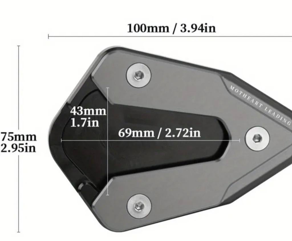 Voetverlengingsplaat Honda CMX 1100 Rebel '21-'25, Motoren, Ophalen of Verzenden
